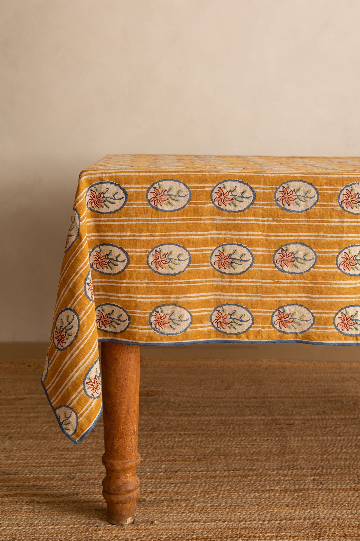 Linen Flora Tablecloth