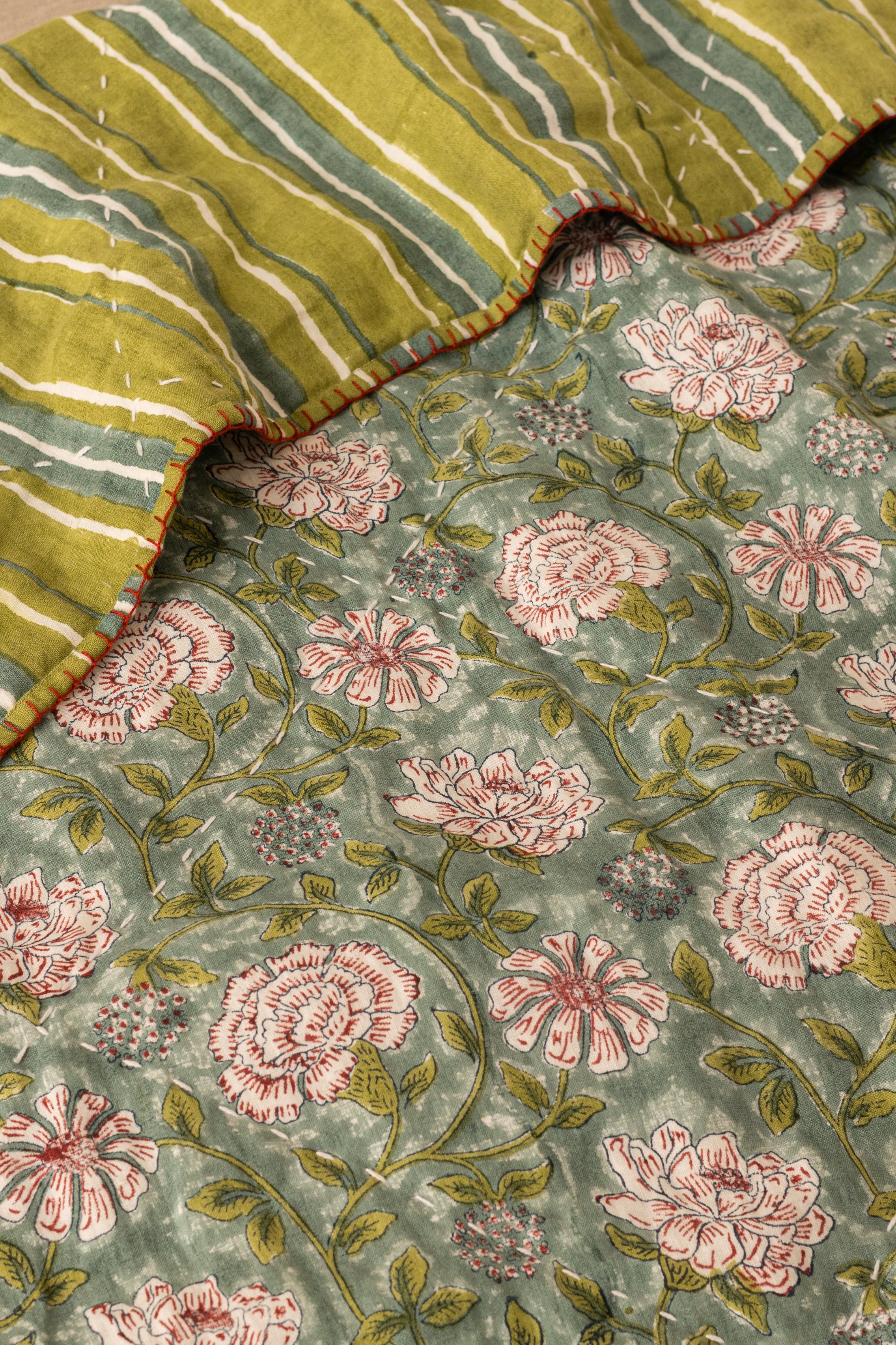 Linen Veridian Quilt