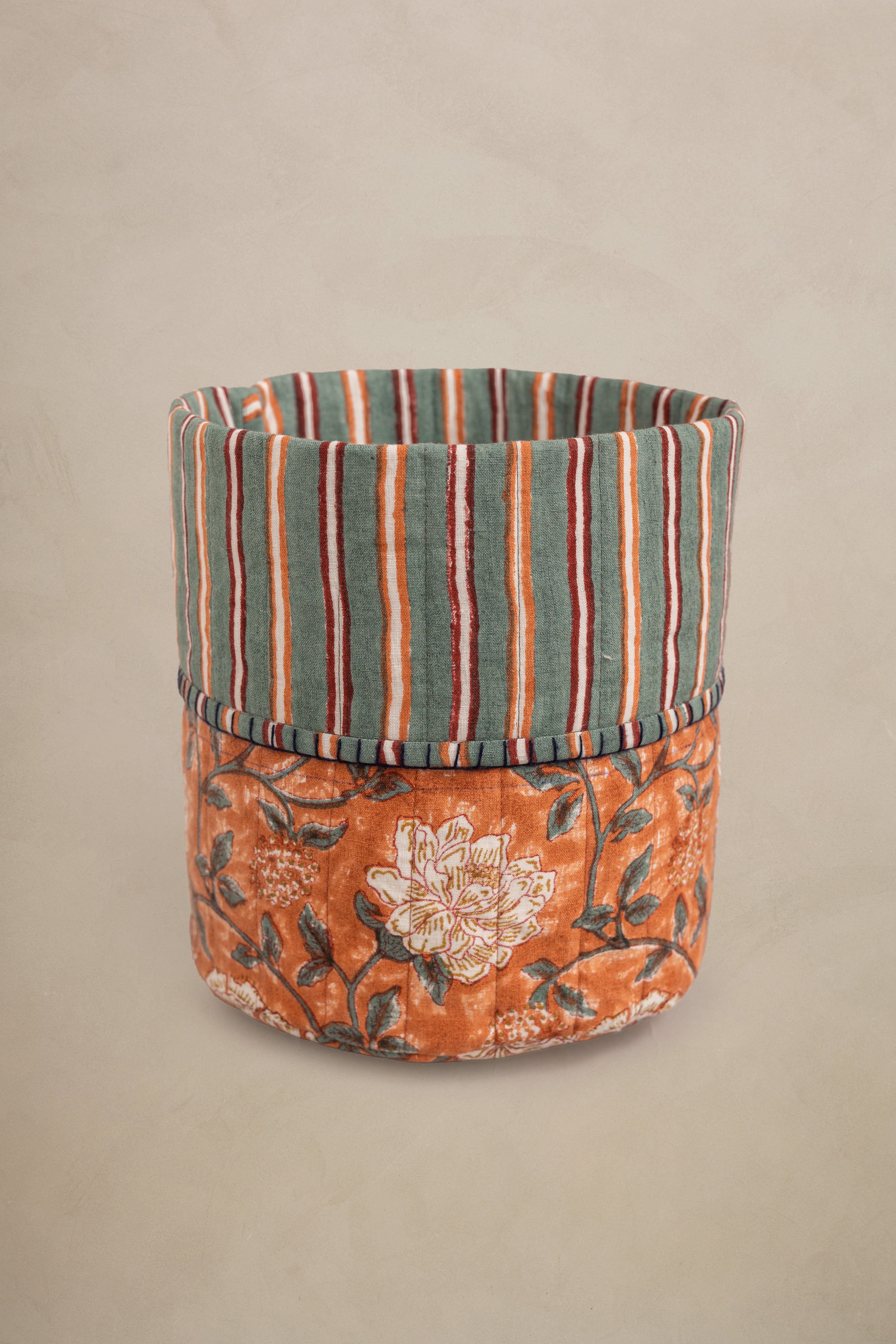 Linen Russet Basket