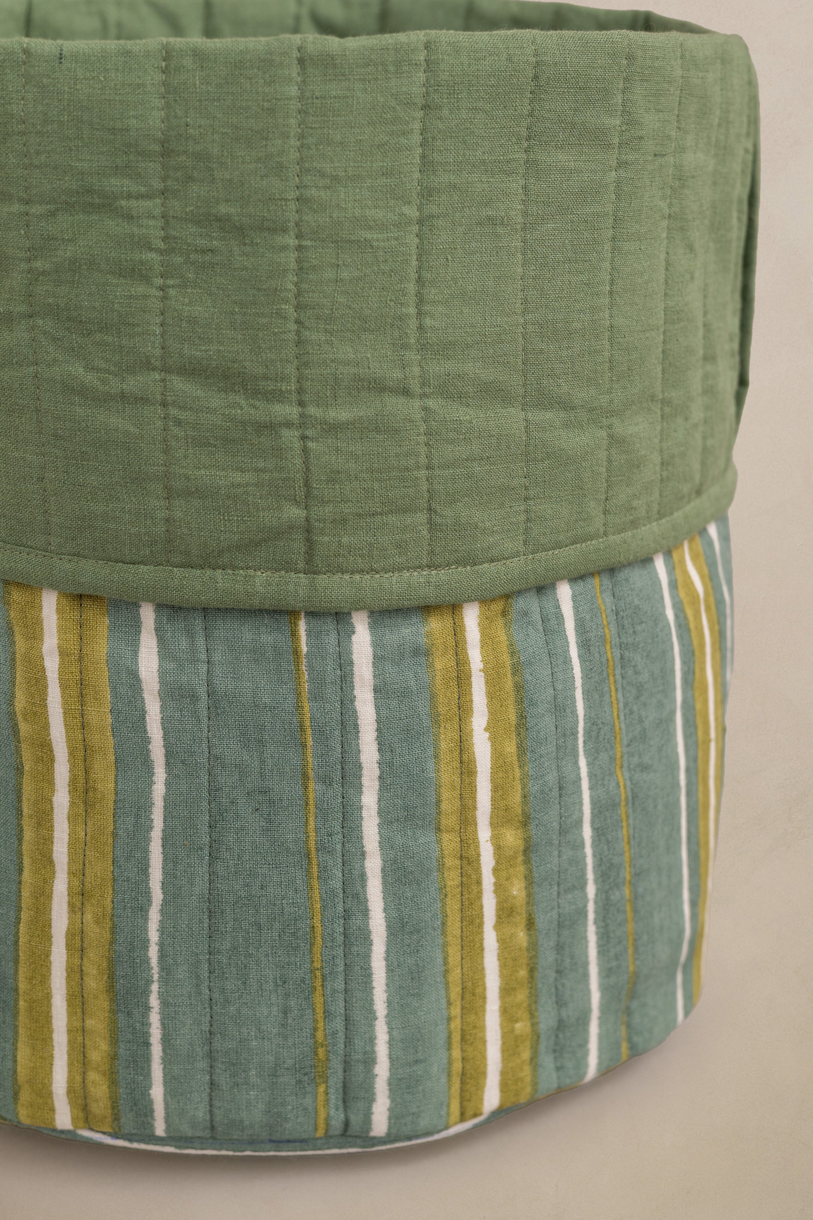 Linen Reed Basket