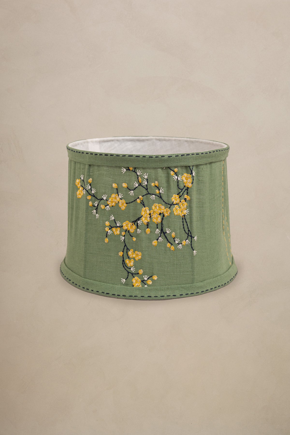 Linen Tendril Lamp Shade