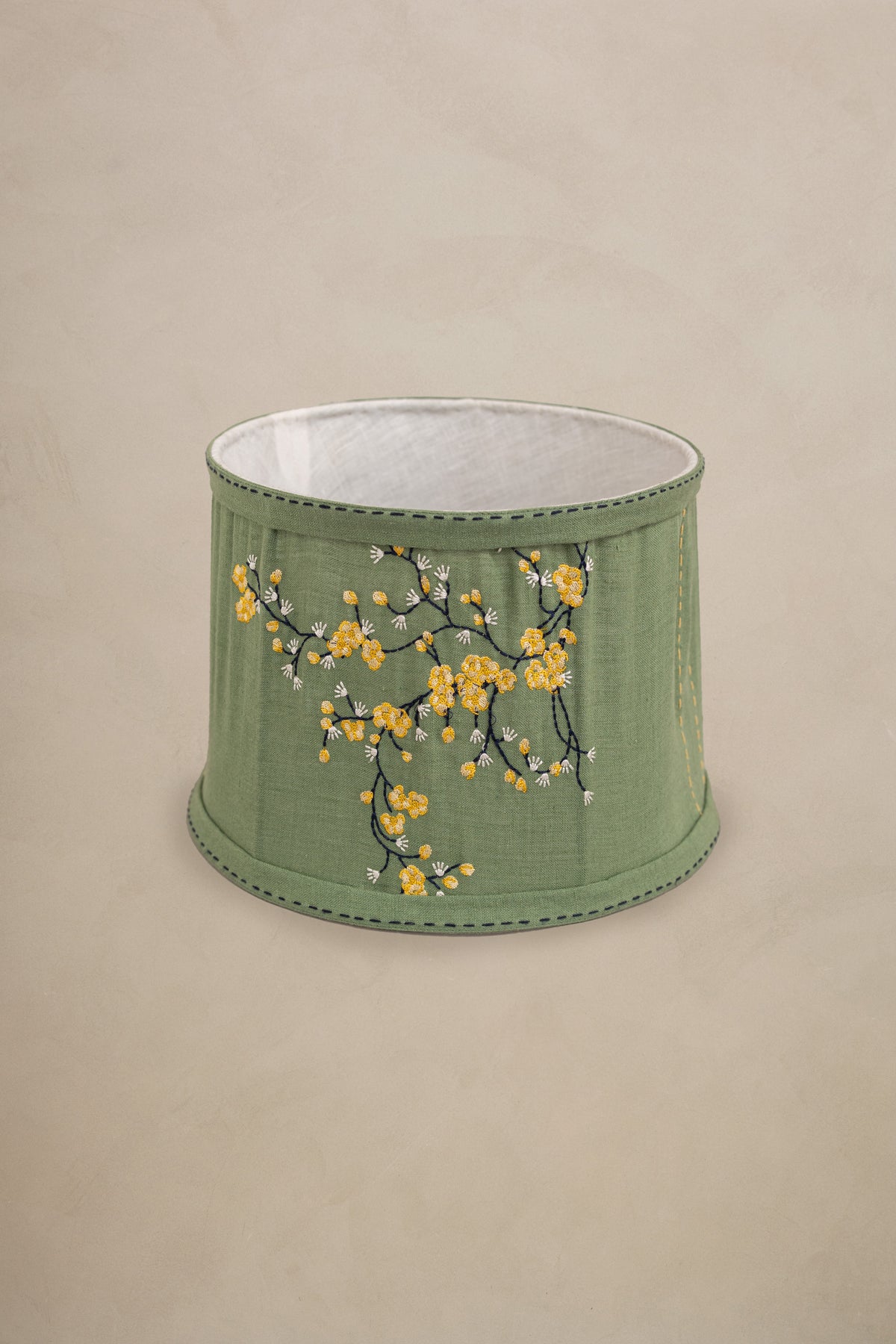 Linen Tendril Lamp Shade