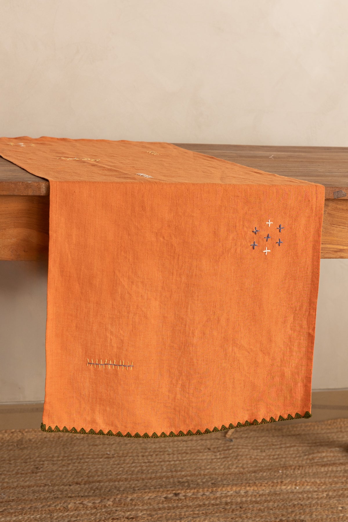 Linen Verge Table Runner