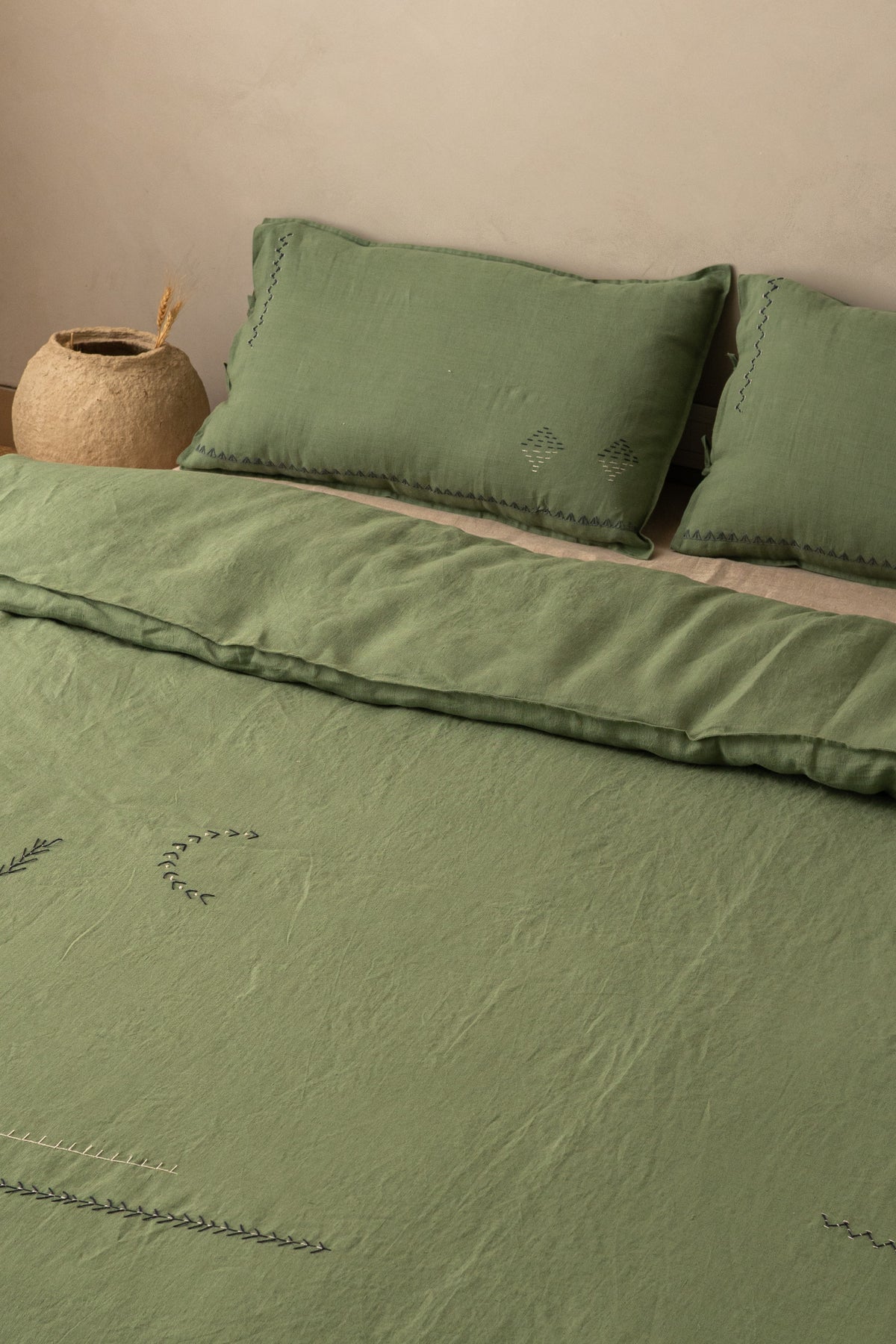 Linen Verge Duvet Cover