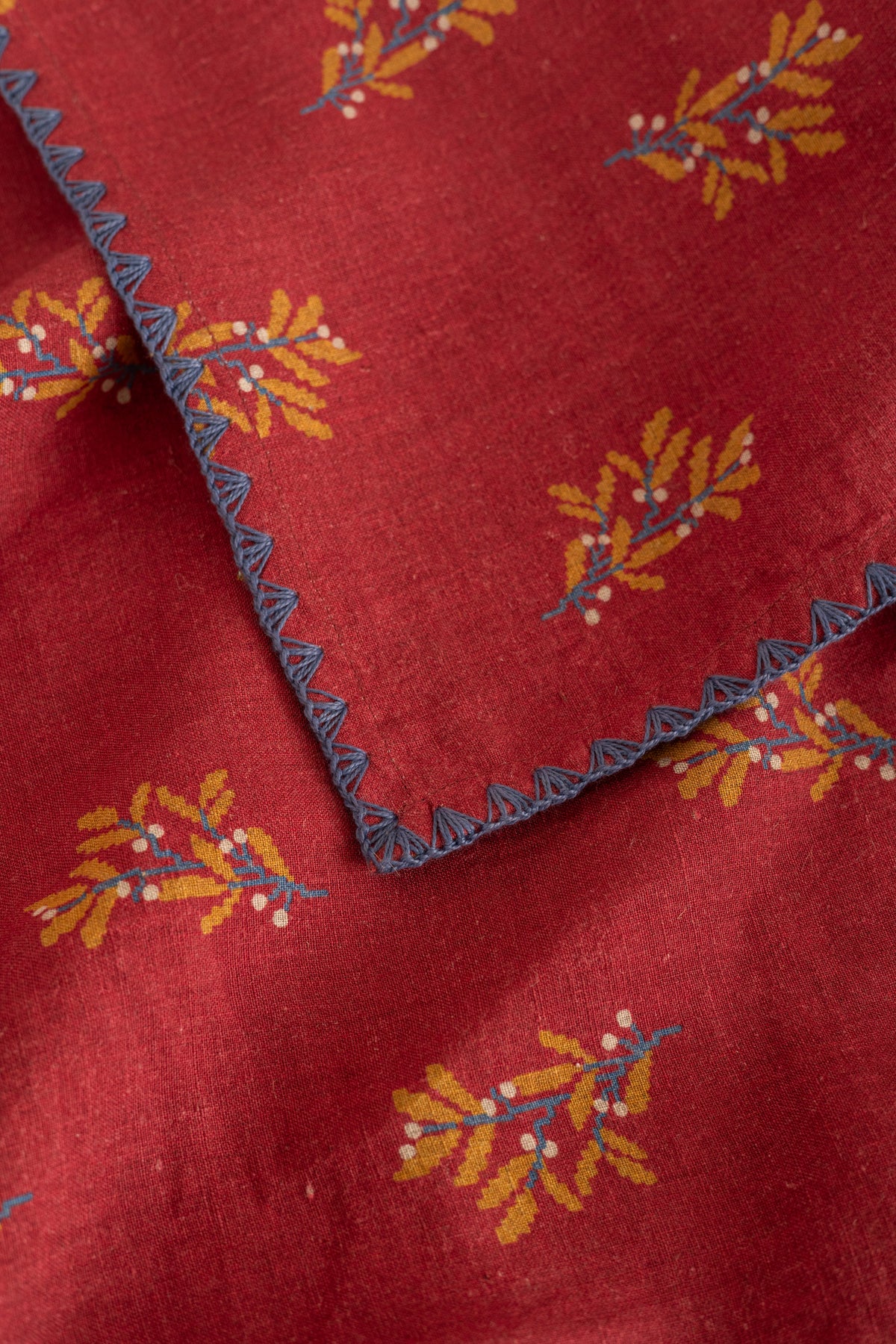 Linen Holly Tablecloth