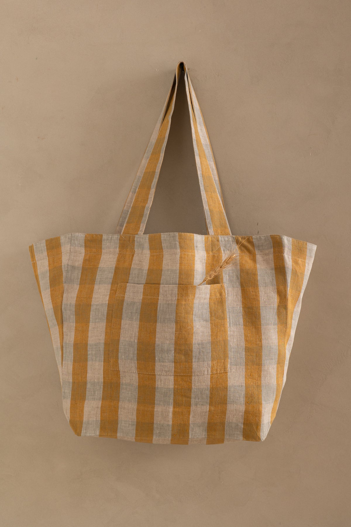 Linen Clara Tote Bag
