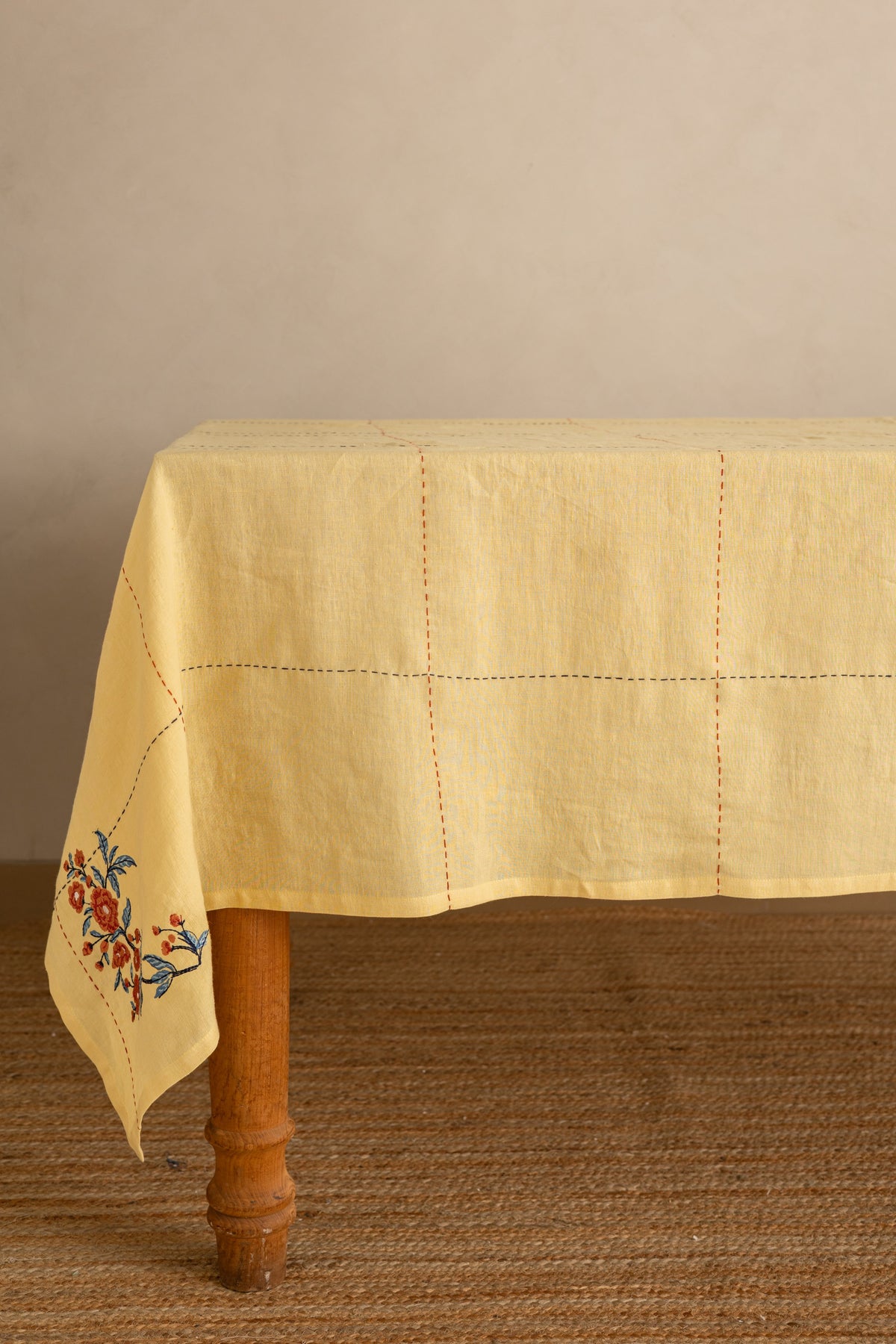 Linen Tendril Tablecloth