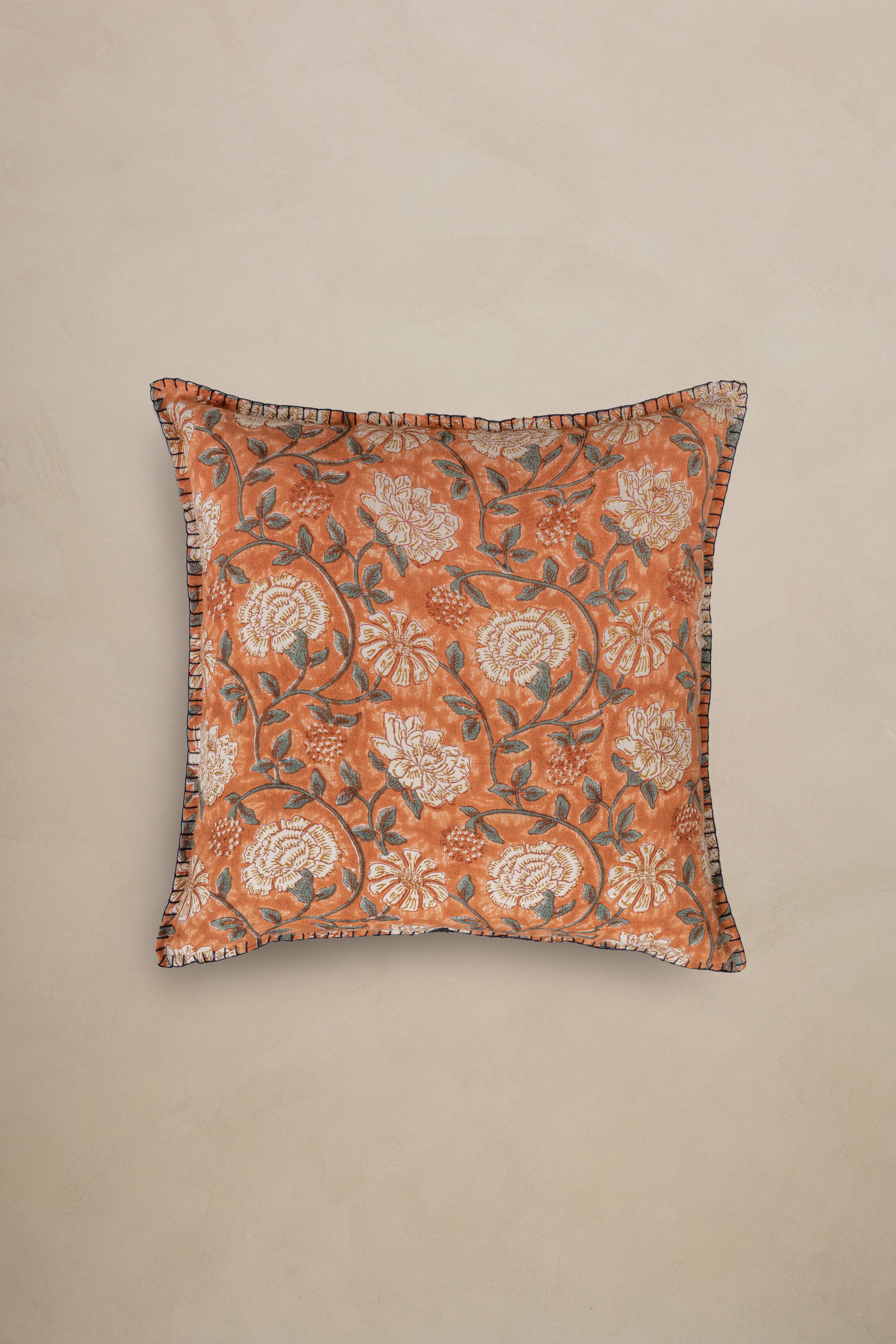 Linen Russet Cushion Cover