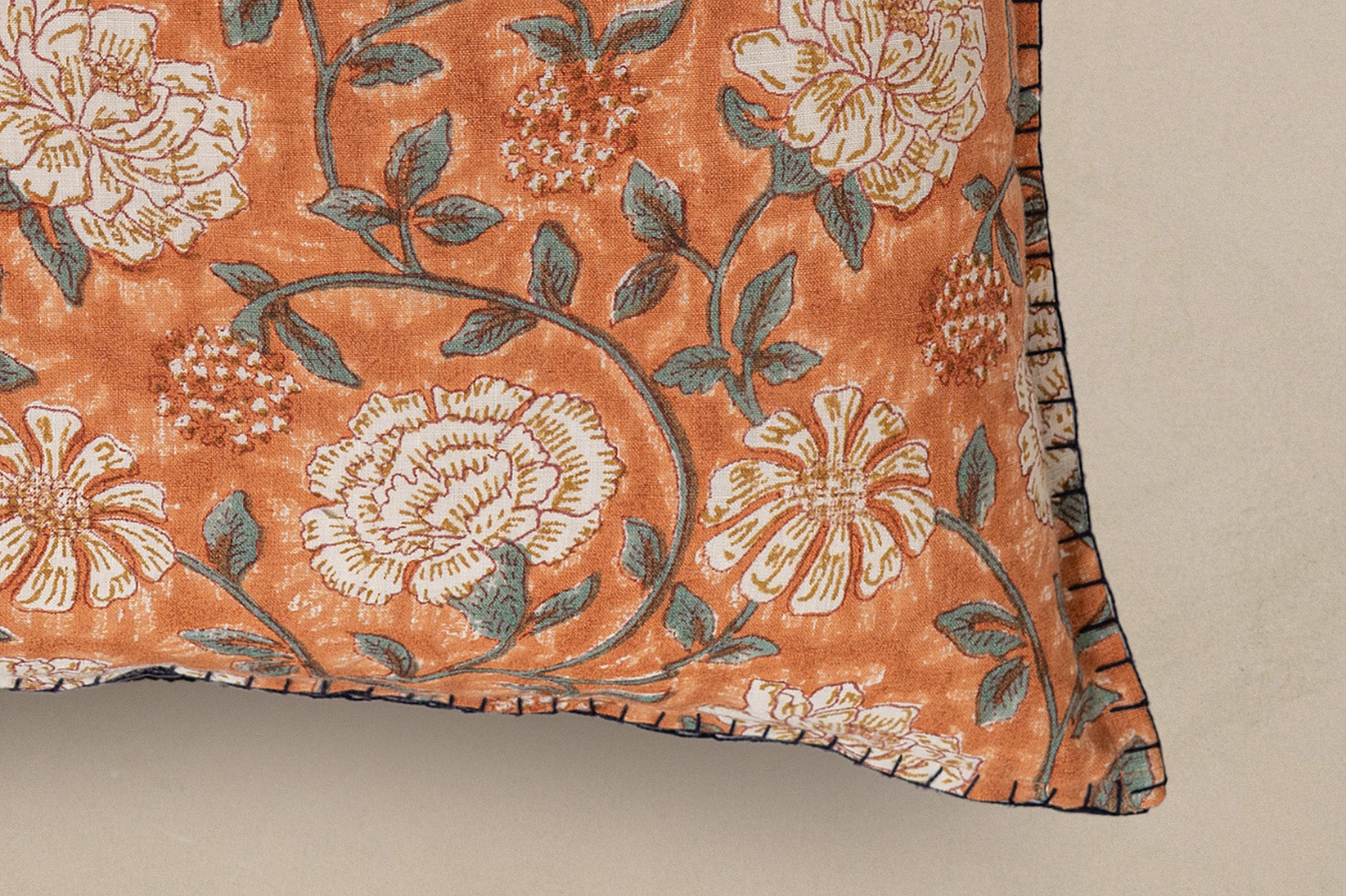 Linen Russet Cushion Cover