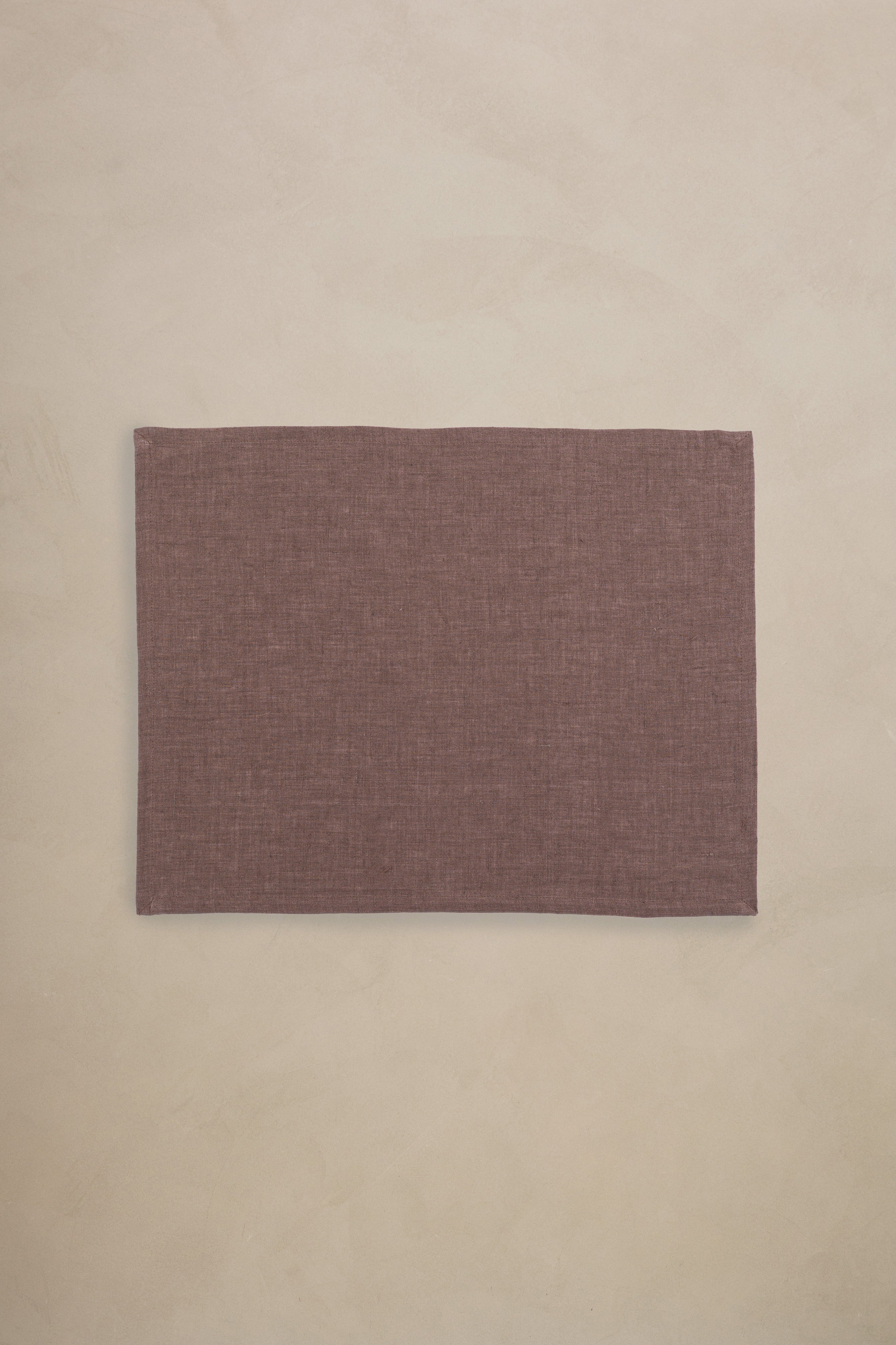 Linen Slumber Solid Placemat Set
