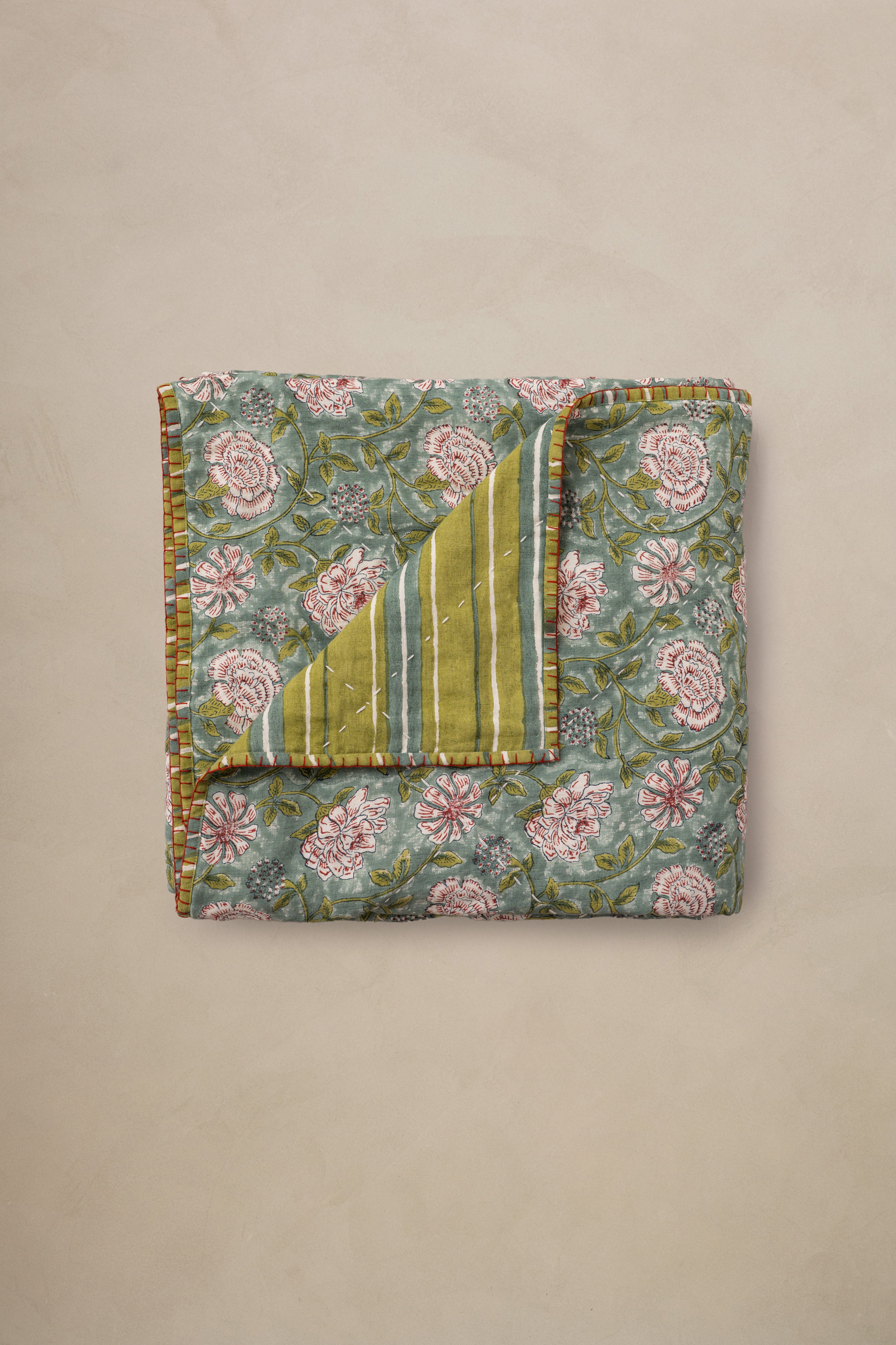 Linen Veridian Quilt