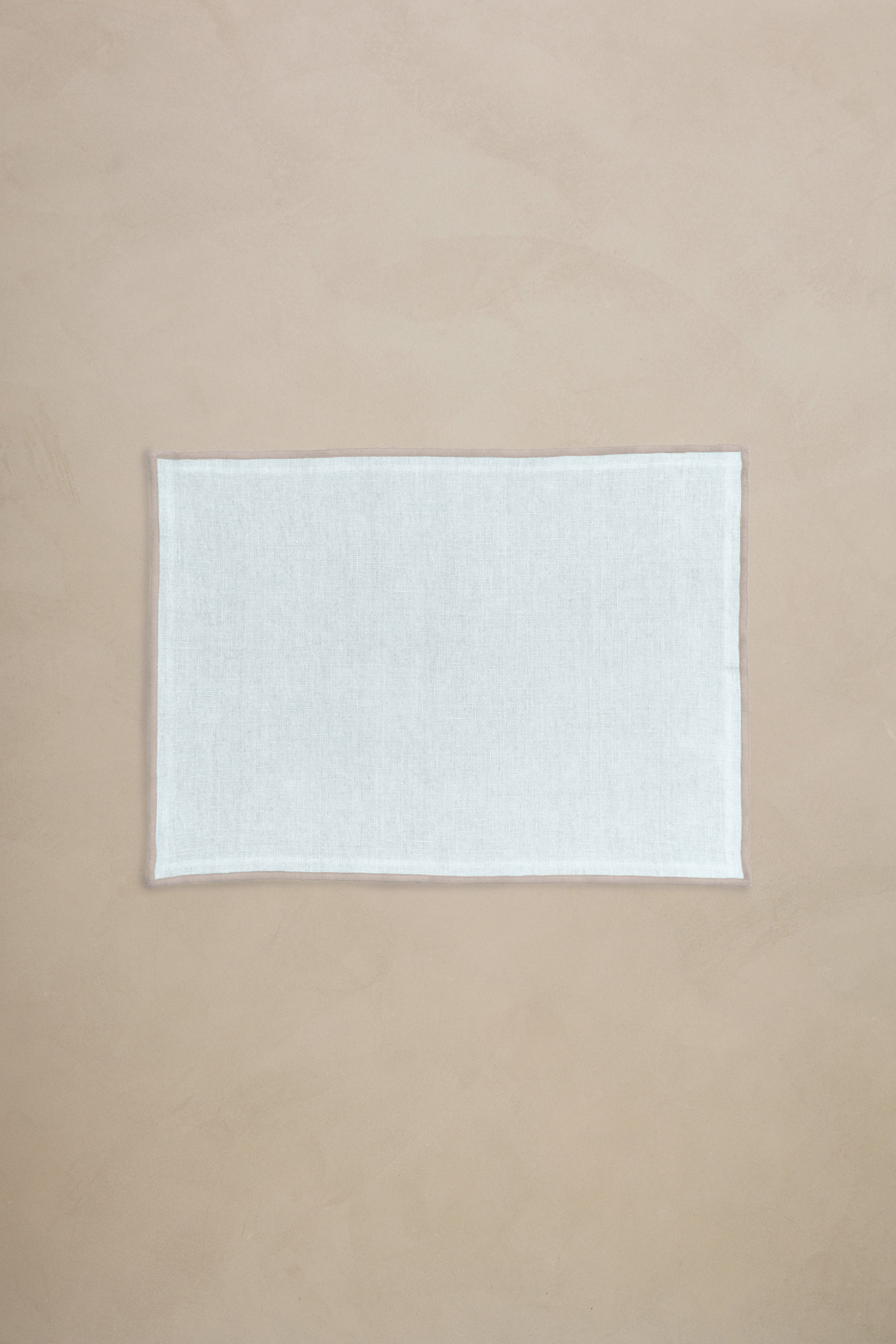 Linen Natural Needled Placemat Set