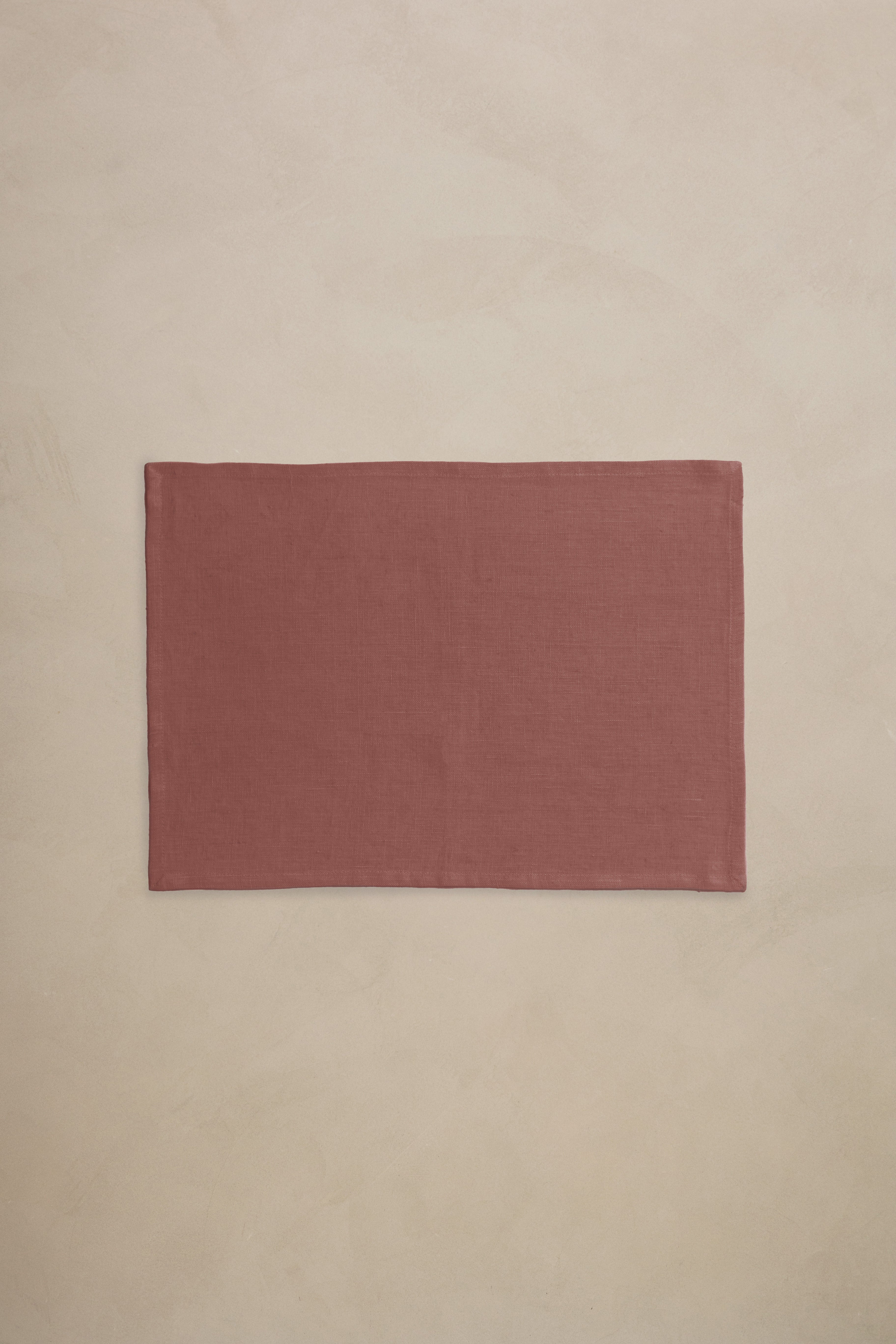 Linen Slumber Solid Placemat Set