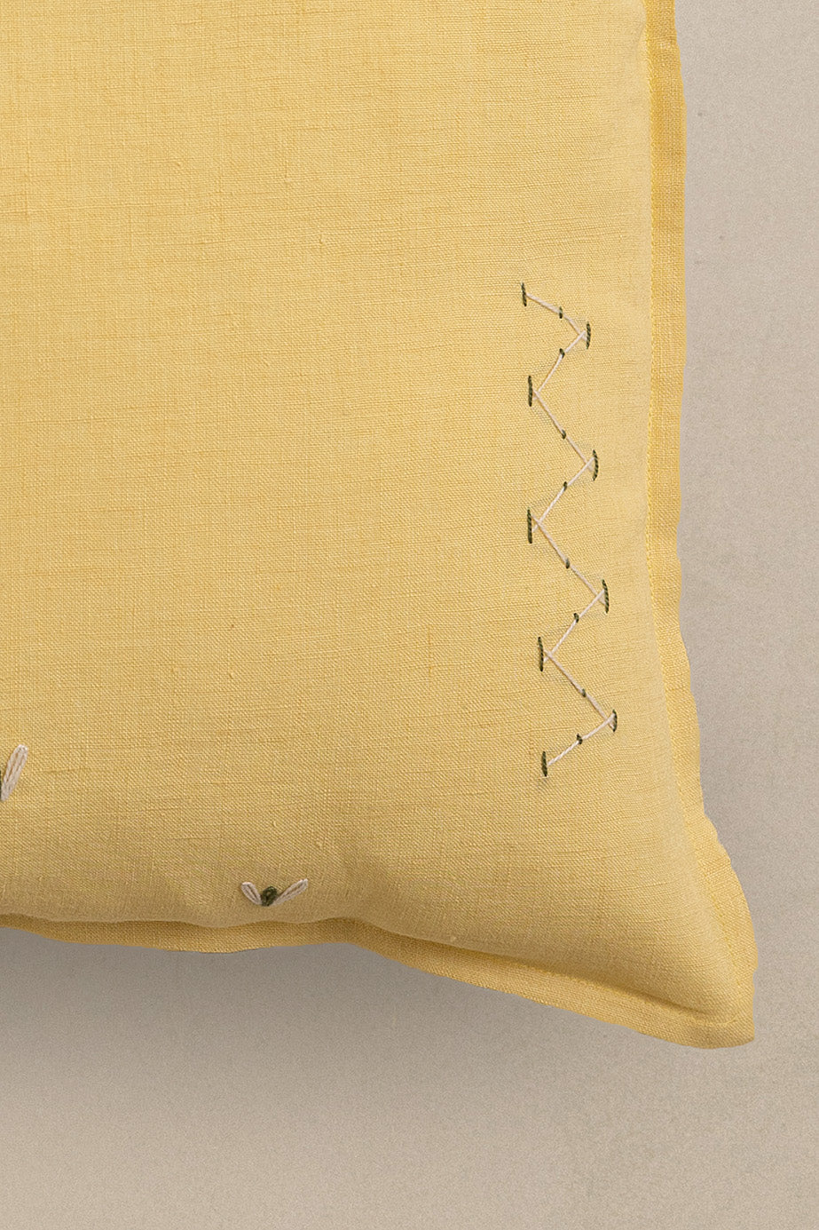 Linen Verge Cushion Cover