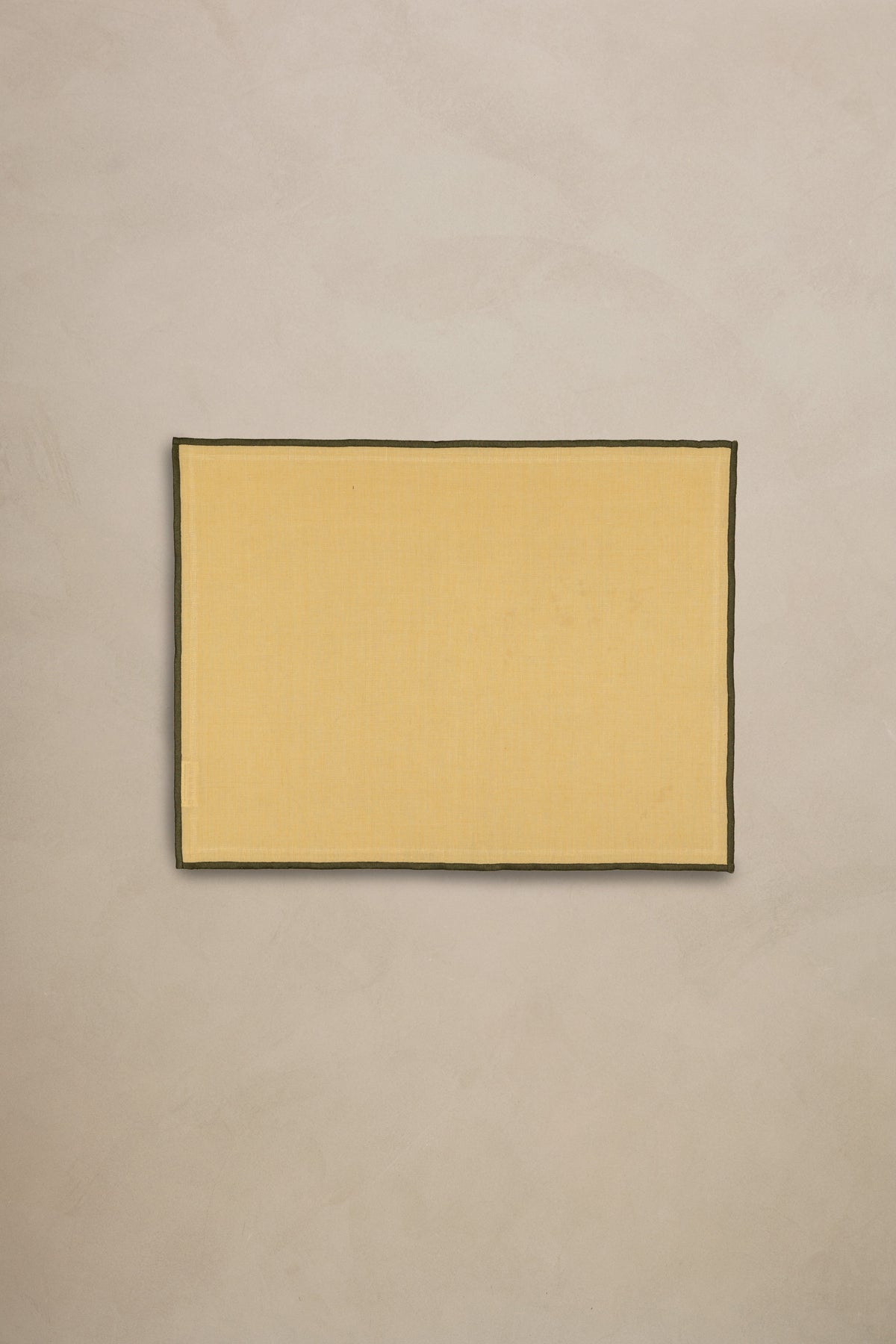 Linen Green Needled Placemat Set