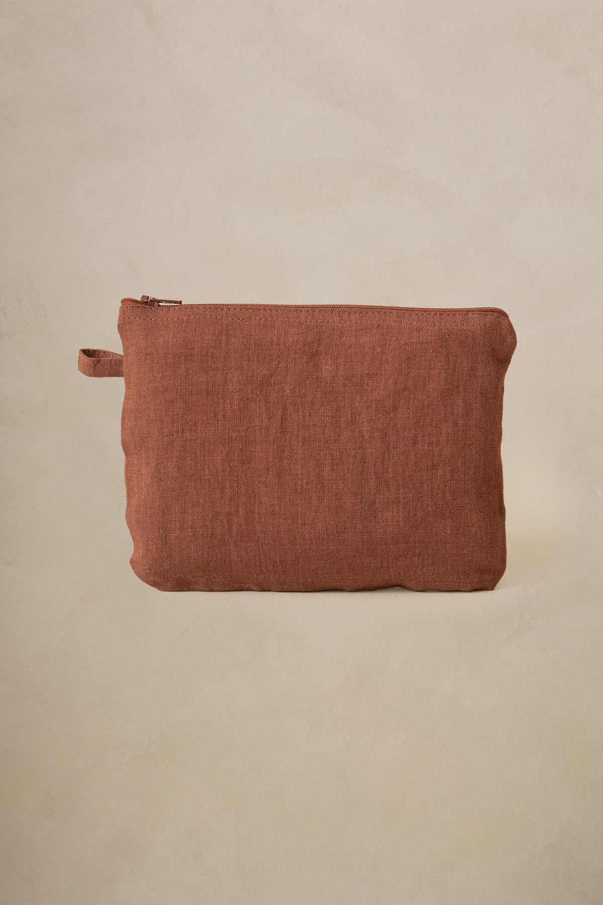 Linen Slumber Solid Small Pouch