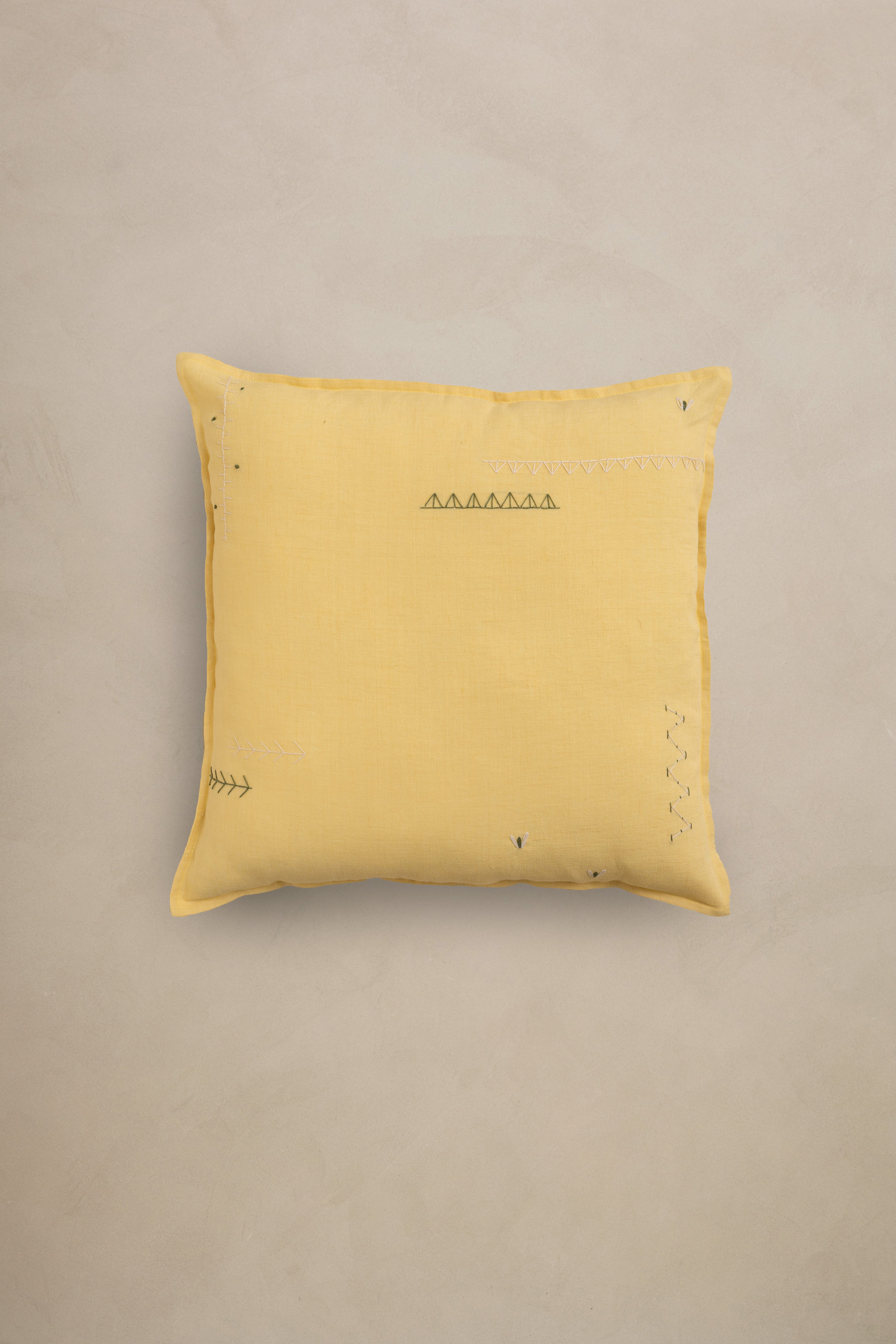 Linen Verge Cushion Cover