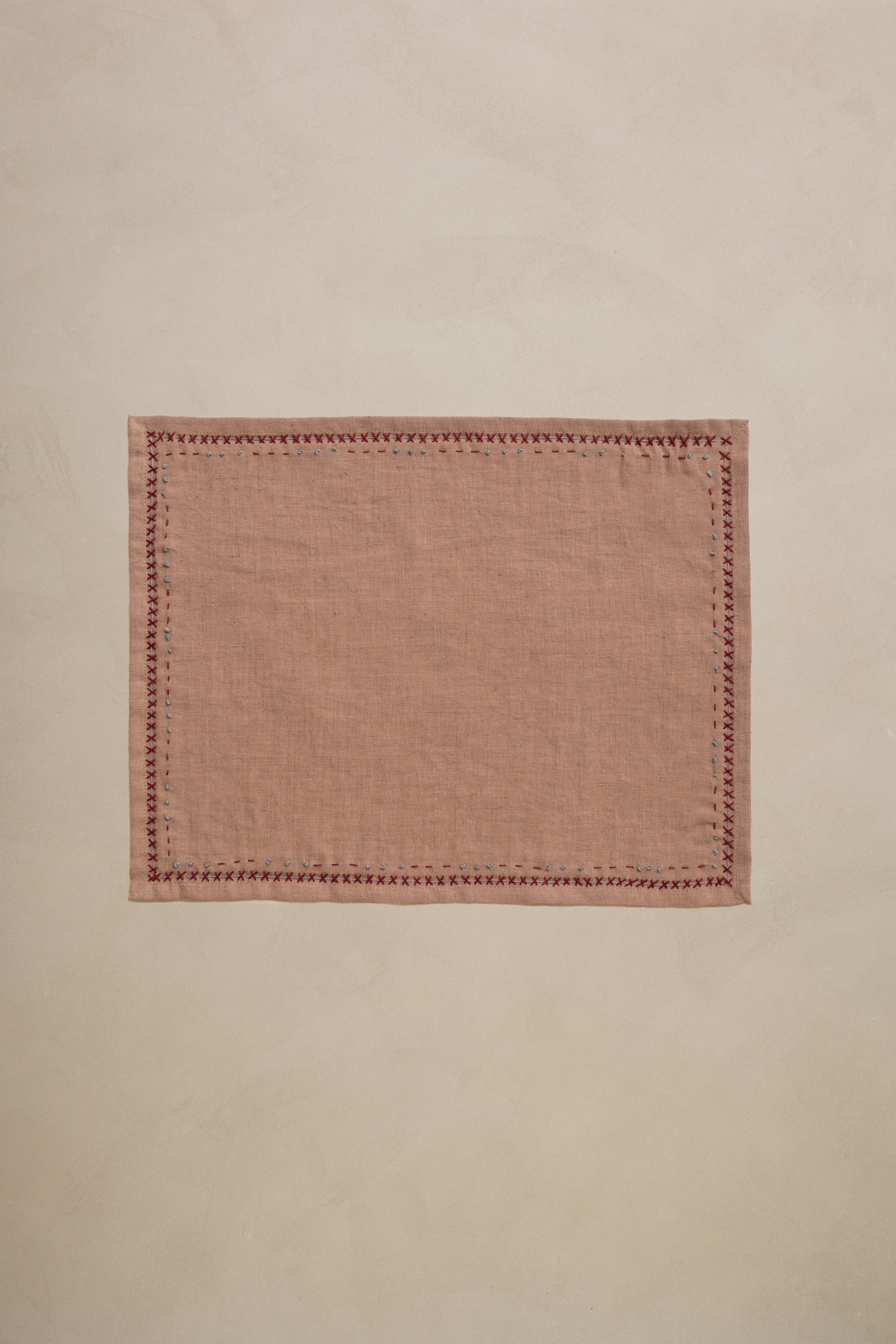 Linen Boho Placemat Set