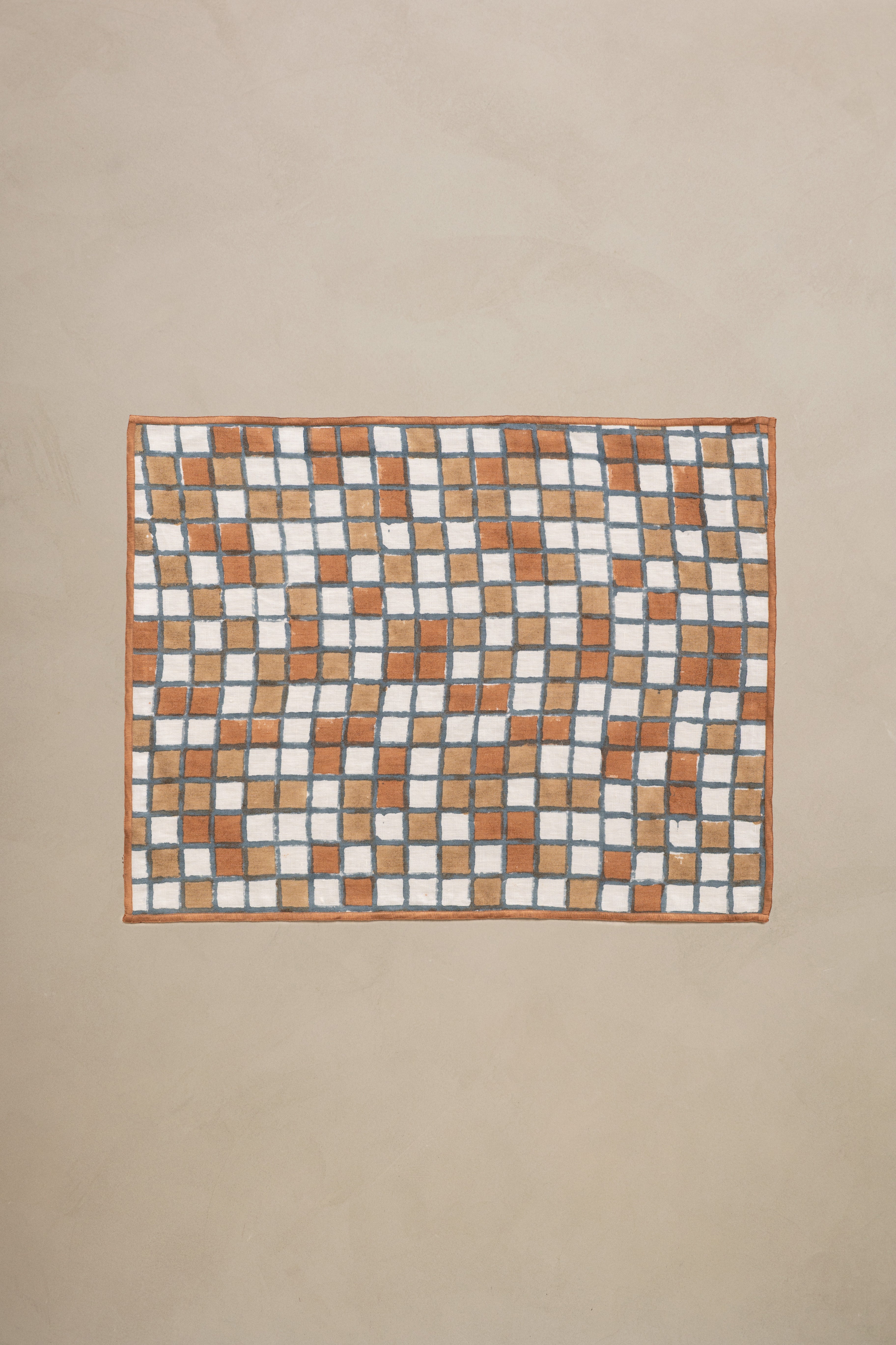 Linen Sudoku Placemat Set