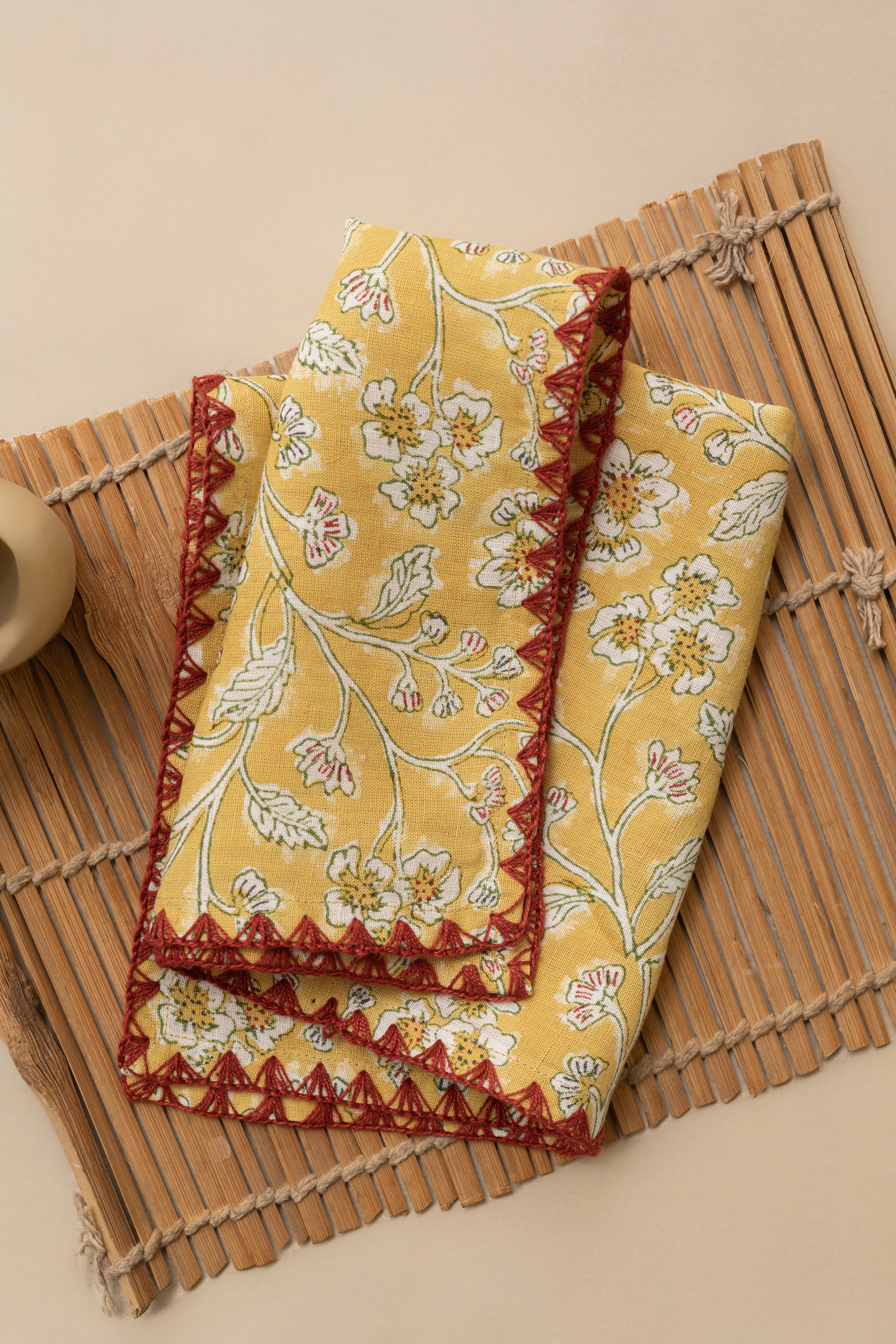 Linen Sprig Napkin Set