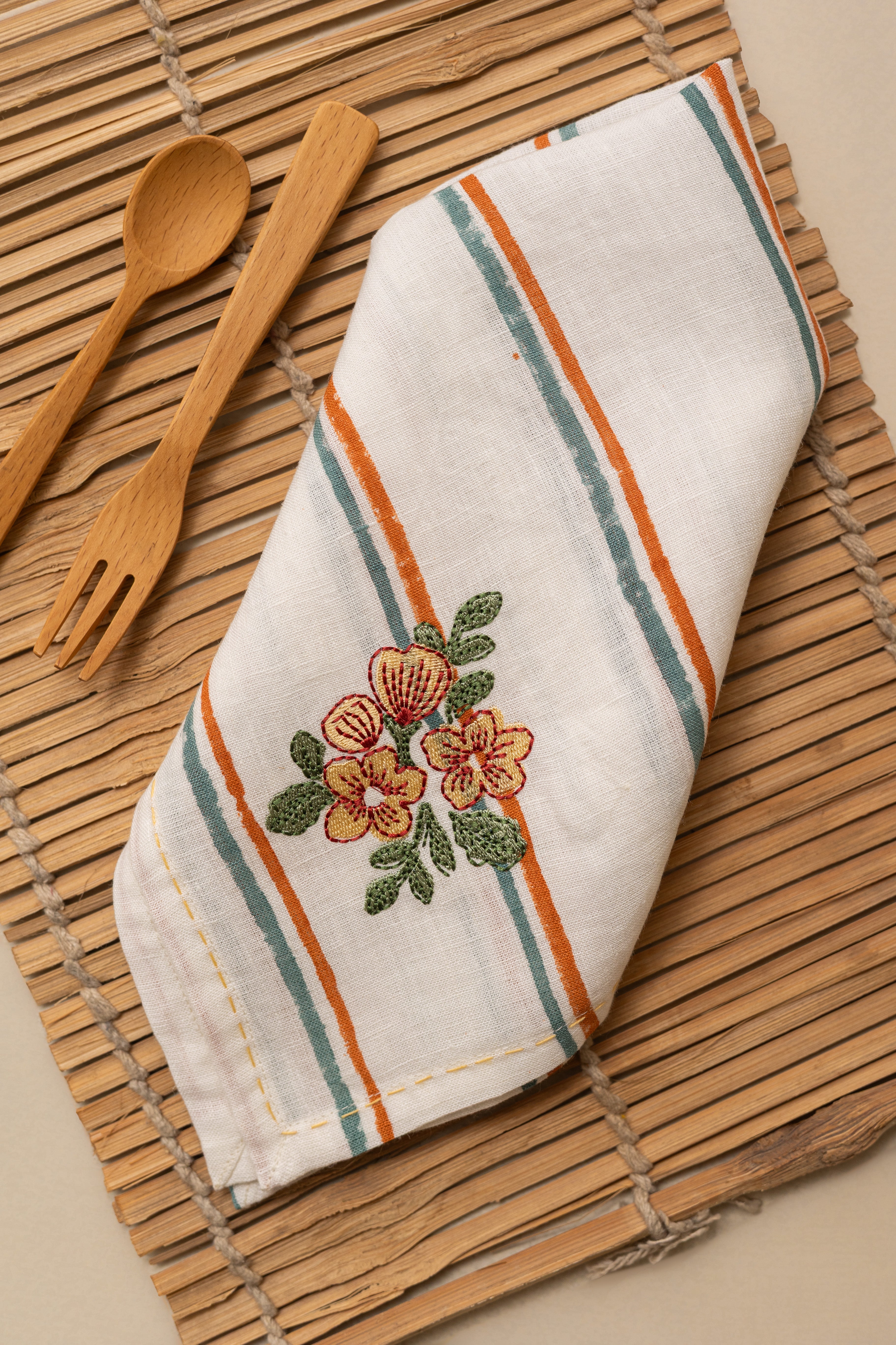Linen Bloom Napkin Set