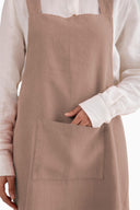 Linen Cross Back Apron