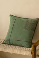 Linen Nestle Cushion Cover-Retro Green