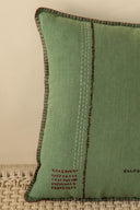 Linen Nestle Cushion Cover-Retro Green