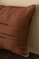 Linen Meadow Pillowcase-Cinnamon Brown