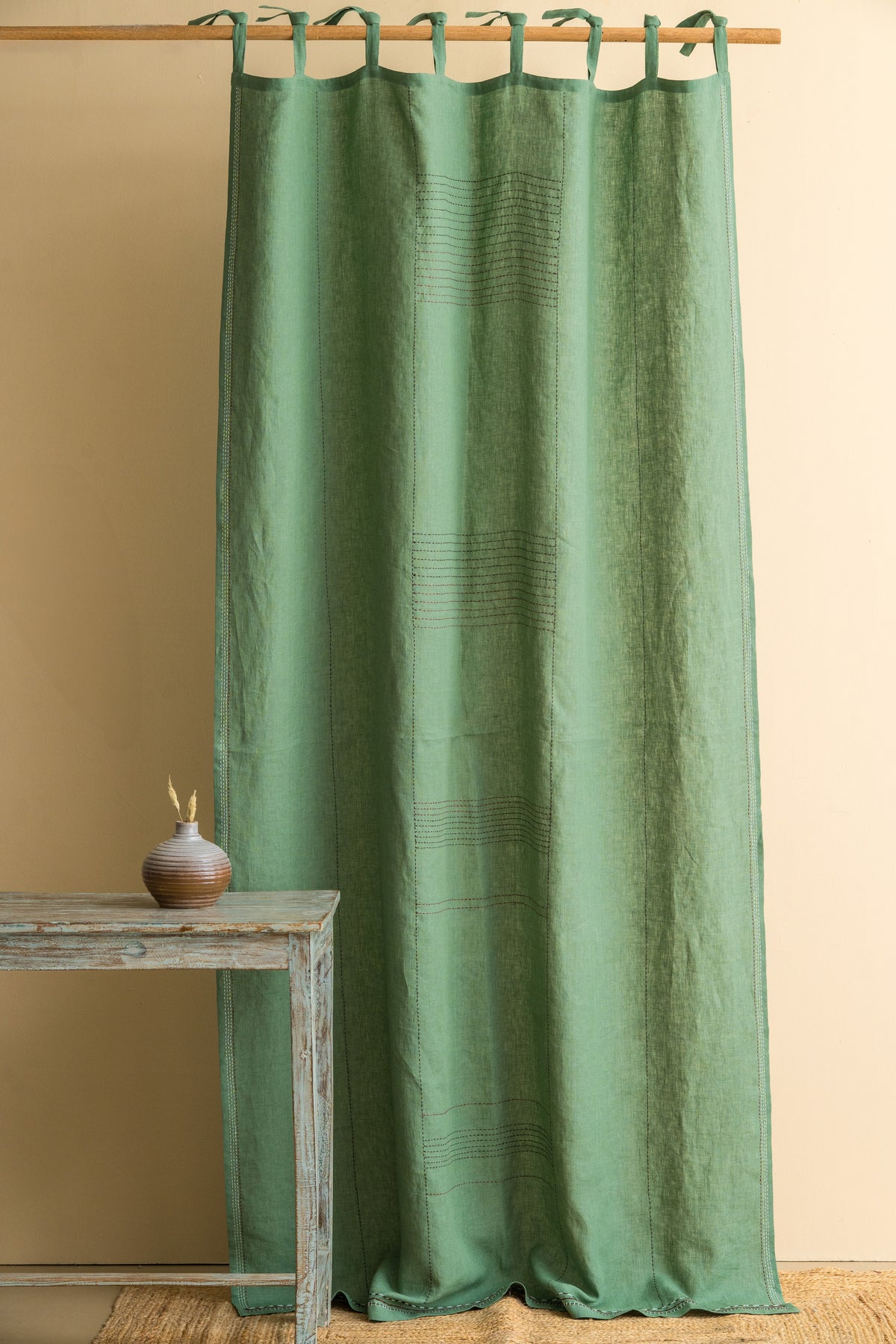 Linen Heath Curtain