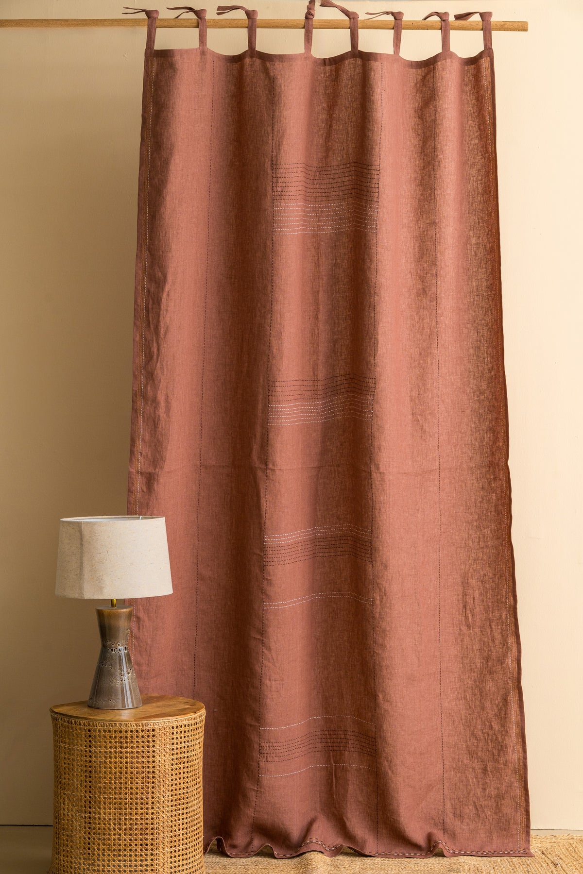 Linen Heath Curtain