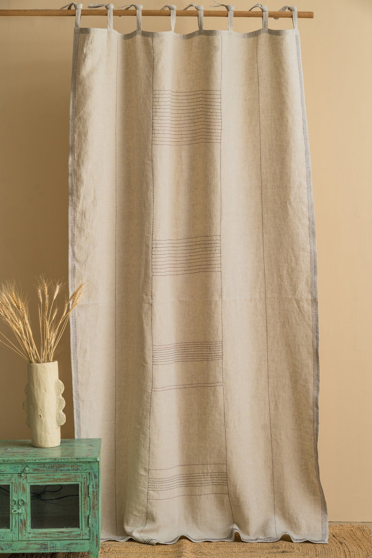 Linen Heath Curtain