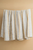 Linen Harmony Hand Quilted Quilt