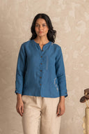 Linen Violet Shirt