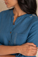 Linen Violet Shirt