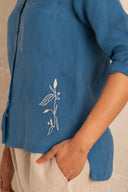 Linen Violet Shirt