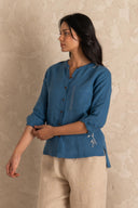 Linen Violet Shirt