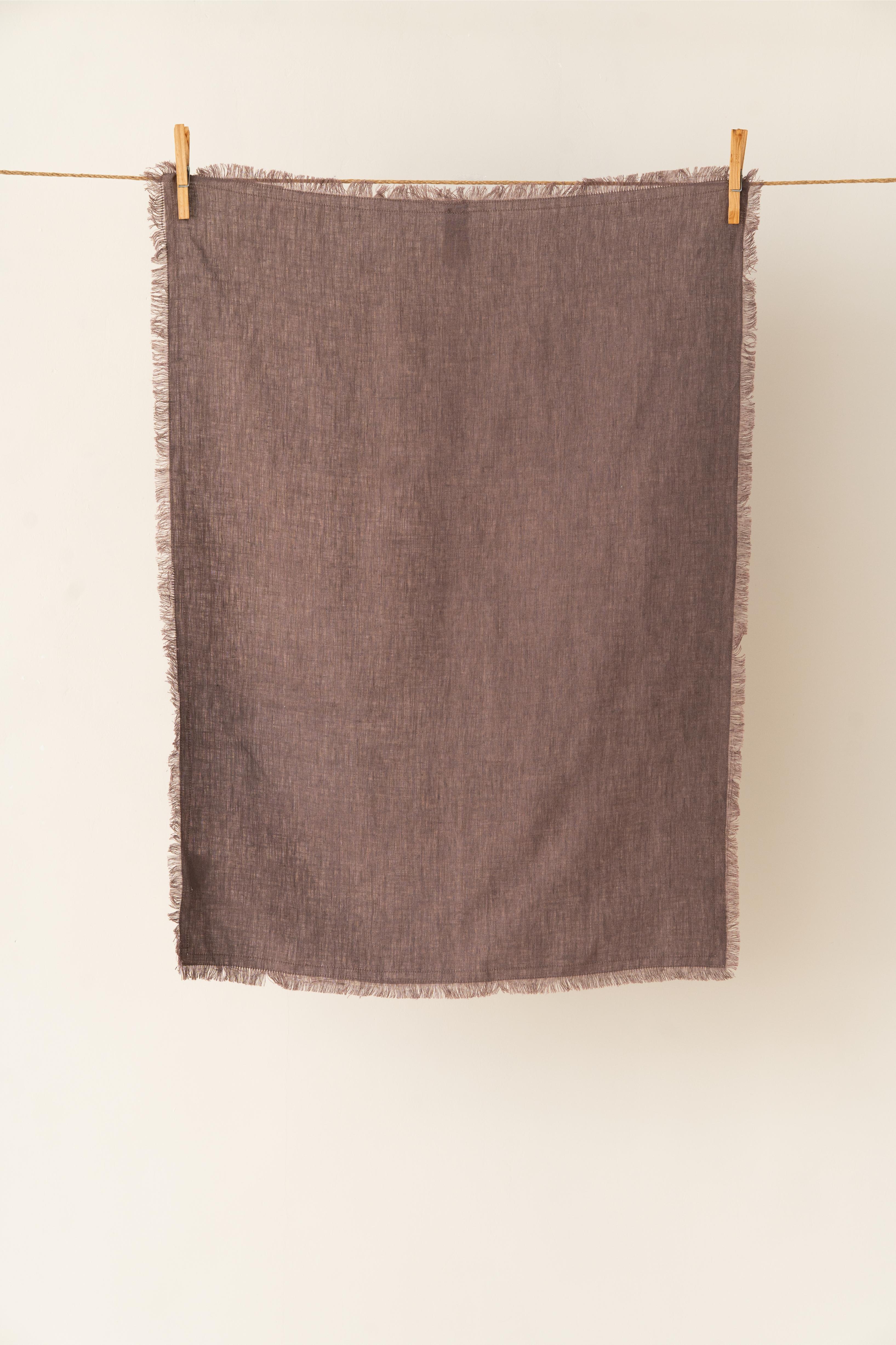 Linen Fringe Me Good Kitchen Towel