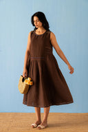 Linen Cherry Dress