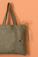 Linen Affair Drawstring Bag
