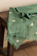 Linen Poetry Scarf