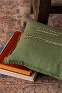 Linen Meadow Pillowcase-Retro Green