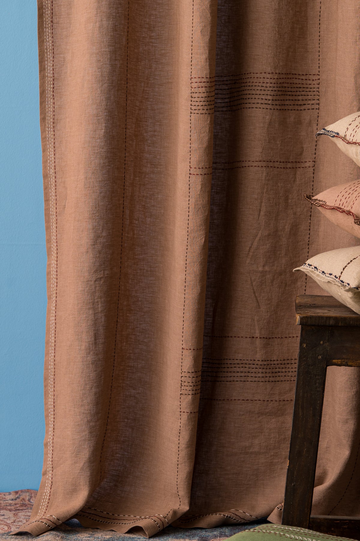 Linen Heath Curtain