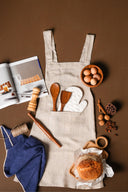 Linen Tie Knot Apron