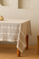 Linen French cream Tablecloth