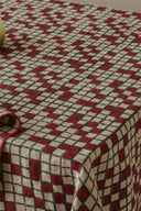 Linen Sudoku Tablecloth