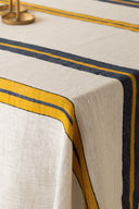 Linen Herringbone Tablecloth