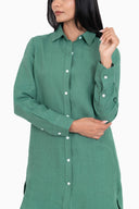 Linen Ginger Long Shirt
