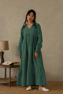 Linen Harbor Maxi Dress