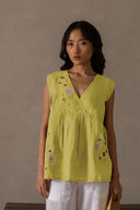 Linen Rose Top